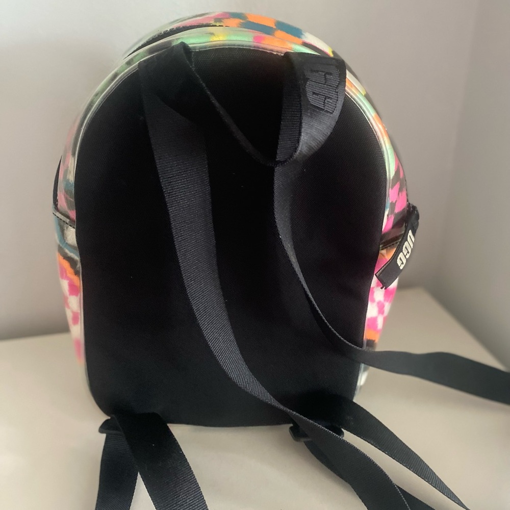 UGG Multicolor Checkered Mini Backpack - Pink, Or… - image 2